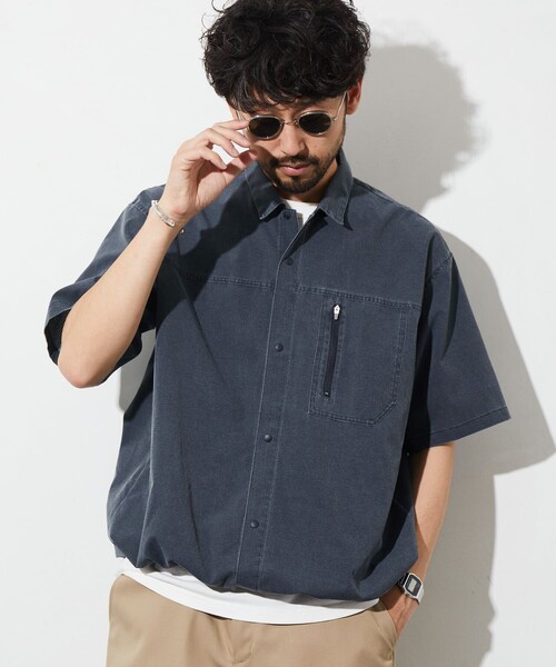セール】AIR TECH BREATH Open Collar Shirt / オープンカラーシャツ