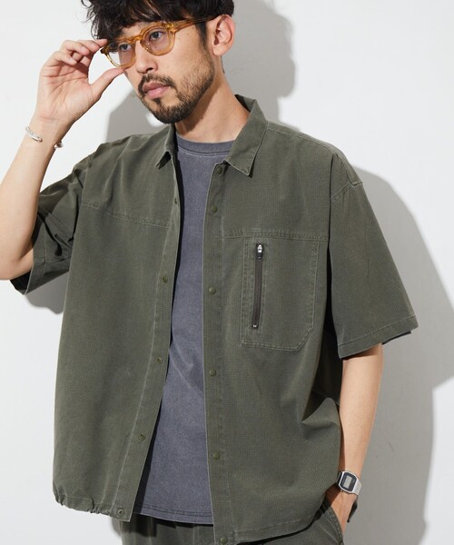 セール】AIR TECH BREATH Open Collar Shirt / オープンカラー