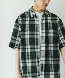 URBAN RESEARCH DOORS | カラミ織ショートスリーブチェックシャツ(シャツ/ブラウス)
