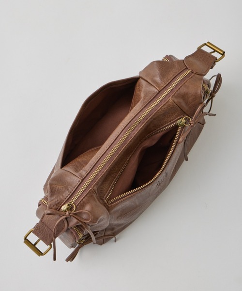 OLIVE des OLIVE（オリーブデオリーブ）の「【デイリー使いにも◎】リボンホーボーバッグ（ショルダーバッグ・レディース・アイボリー/グレー/ダークブラウン・FREE）」の11枚目の写真