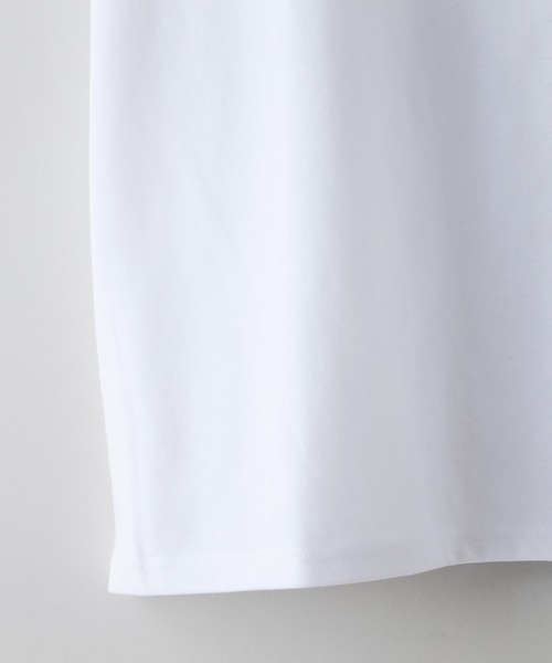 brknhome(ブロークンホーム)の「【brknhome/ブロークンホーム】クルーネックポケット付Tシャツ オーバーサイズ(Tシャツ/カットソー・メンズ・ホワイト/ブラック・MEDIUM/LARGE)」の7枚目の写真