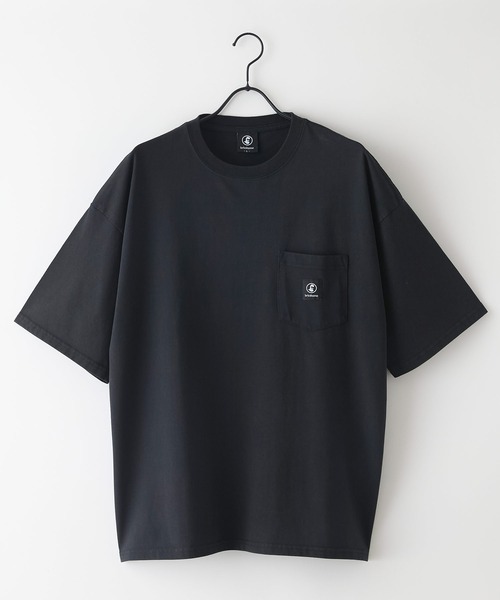 brknhome(ブロークンホーム)の「【brknhome/ブロークンホーム】クルーネックポケット付Tシャツ オーバーサイズ(Tシャツ/カットソー・メンズ・ホワイト/ブラック・MEDIUM/LARGE)」の9枚目の写真