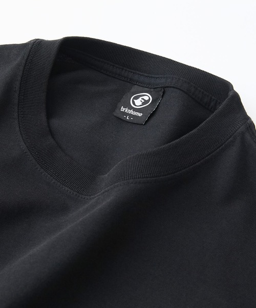 brknhome(ブロークンホーム)の「【brknhome/ブロークンホーム】クルーネックポケット付Tシャツ オーバーサイズ(Tシャツ/カットソー・メンズ・ホワイト/ブラック・MEDIUM/LARGE)」の11枚目の写真