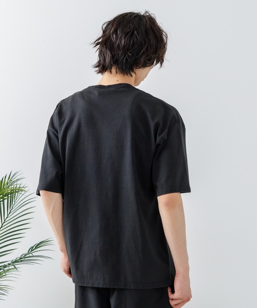 brknhome(ブロークンホーム)の「【brknhome/ブロークンホーム】クルーネックポケット付Tシャツ オーバーサイズ(Tシャツ/カットソー・メンズ・ホワイト/ブラック・MEDIUM/LARGE)」の16枚目の写真