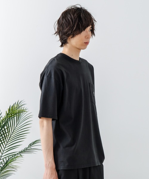 brknhome(ブロークンホーム)の「【brknhome/ブロークンホーム】クルーネックポケット付Tシャツ オーバーサイズ(Tシャツ/カットソー・メンズ・ホワイト/ブラック・MEDIUM/LARGE)」の15枚目の写真