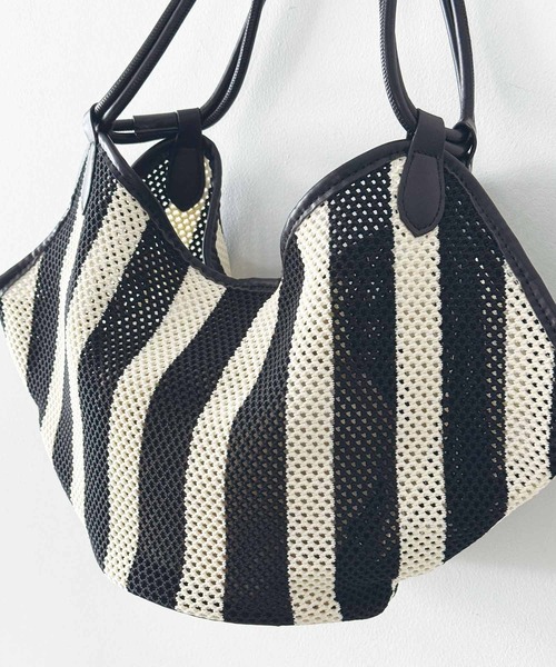 PICCIN（ピッチン）の「パイピングバケツバッグ（ハンドバッグ・レディース・ブラック系その他/ベージュ・FREE）」の16枚目の写真