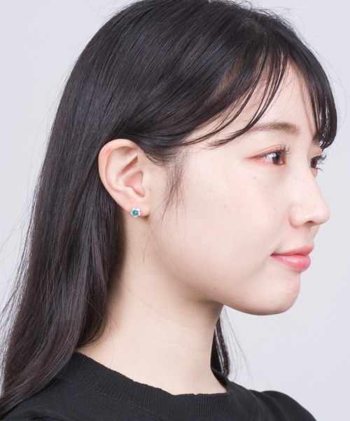 セール】【B&D MINOYAKI】野ばら 美濃焼き ピアス セラミック