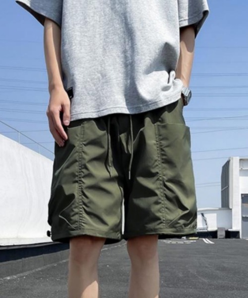 MGV(エムジーヴィー)の「ビッグポケットナイロンハーフパンツ(その他パンツ・メンズ・ブラック/グリーン・MEDIUM/LARGE/X-LARGE)」の11枚目の写真