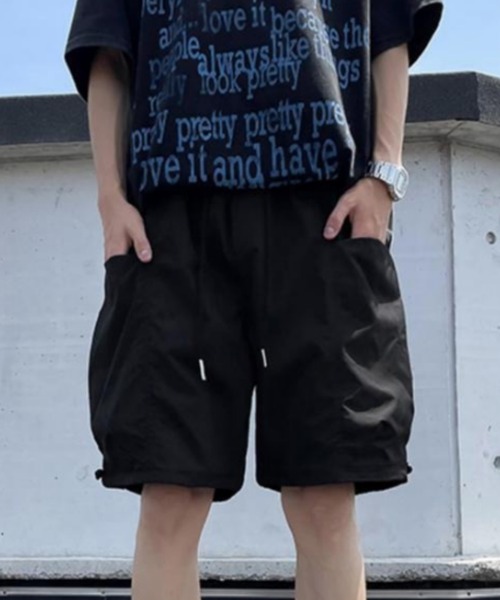 MGV(エムジーヴィー)の「ビッグポケットナイロンハーフパンツ(その他パンツ・メンズ・ブラック/グリーン・MEDIUM/LARGE/X-LARGE)」の3枚目の写真
