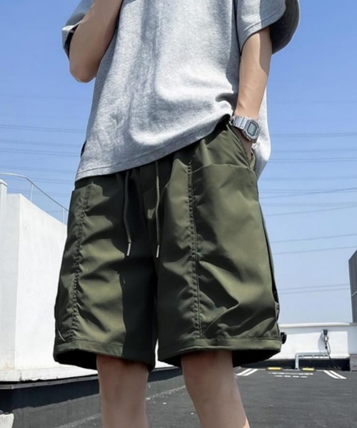 MGV(エムジーヴィー)の「ビッグポケットナイロンハーフパンツ(その他パンツ・メンズ・ブラック/グリーン・MEDIUM/LARGE/X-LARGE)」の12枚目の写真