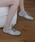 cloriNj́uSCRUNCH LACE UP FLAT SNEAKERSiXj[J[jvbO[