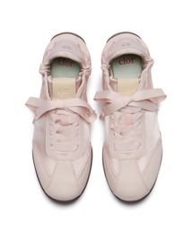 clor(N)SCRUNCH LACE UP FLAT SNEAKERS(Xj[J[)