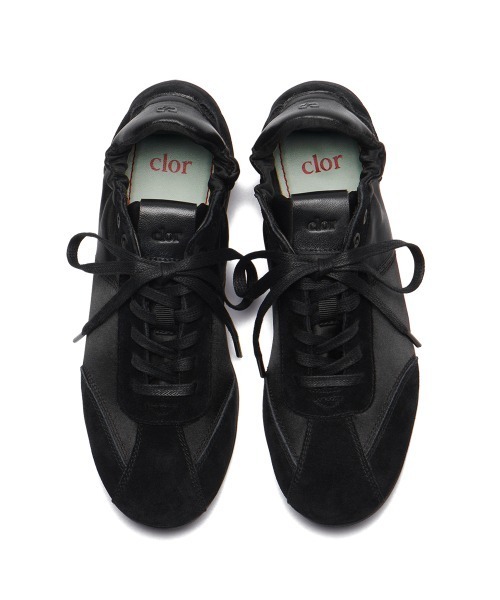 CLOkNさん専用 SCRUNCH LACE UP FLAT SNEAKERS（スニーカー）｜clor（クロル