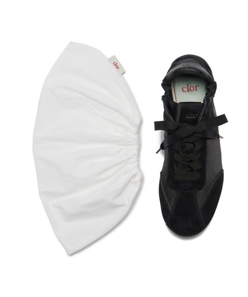 clor(クロル)の「SCRUNCH LACE UP FLAT SNEAKERS(スニーカー・レディース・ブラウン/ベージュ/グレー/ブラック/ピンク/クリーム・23.0cm/23.5cm/24.0cm/24.5cm/25.0cm/25.5cm)」の11枚目の写真