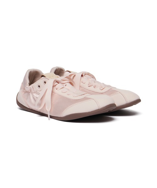 無料配送 ◆clor ◆ SCRUNCH LACEUP FLAT SNEAKERS clor スニーカー SCRUNCH LACE UP FLAT SNEAKERS レディース