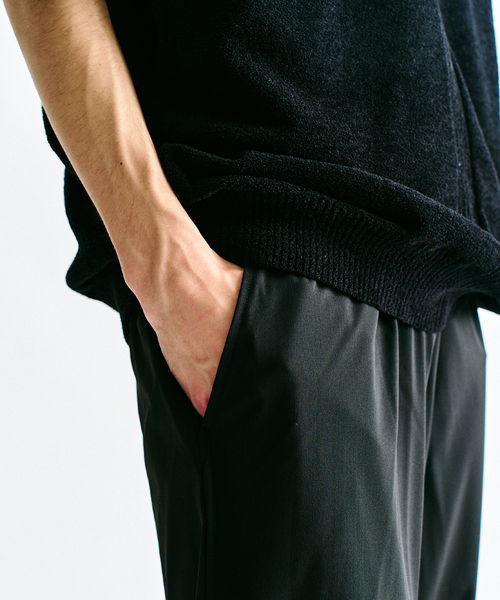 417 EDIFICE(フォーワンセブンエディフィス)の「《追加》"超冷感" UVCUT Freezetec ジョグパンツ(その他パンツ・メンズ・ベージュ/ブラック/チャコールグレー・SMALL/MEDIUM/LARGE)」の5枚目の写真