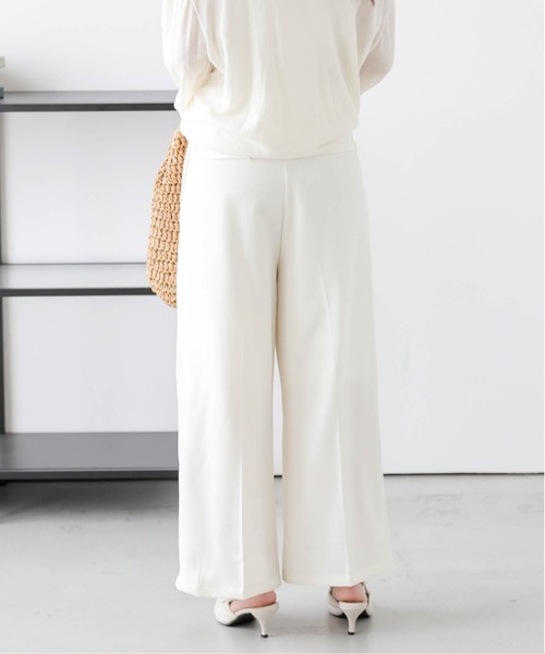 La-gemme(ラジェム)の「レイヤードワイドパンツ(その他パンツ・レディース・グレイッシュベージュ/ブラック/オフホワイト/ブラウン・L/M)」の7枚目の写真