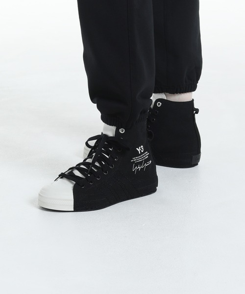 【関税送料込!!★特価】Y-3 ブラック Nizza Hi スニーカー セール】Y-3 NIZZA HI（スニーカー）｜Y-3（ワイスリー）の