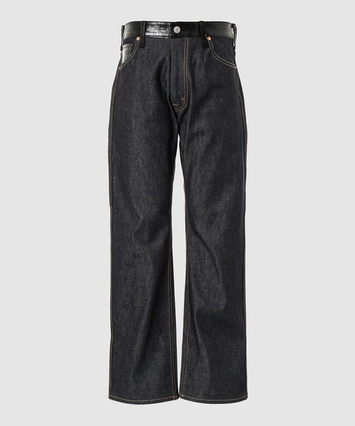 Levi's」W-NAME LEATHER PATCH DENIM PANTS（デニムパンツ