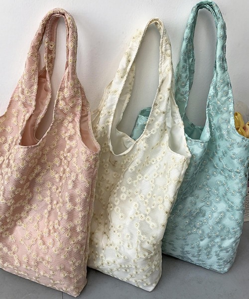 セール】FReePLACe/フラワー刺繍トートバッグ X12534（トート