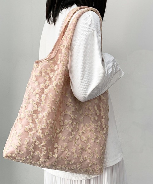 フリー出品②　モリス＆コー　ピンパーネルフラワーズ　仕切りポーチ付トート フリー出品② モリス＆コー ピンパーネルフラワーズ 仕切り