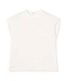 TOMORROWLAND ホワイト 半袖Tシャツ TOMORROWLAND トゥモローランド メンズ Tシャツ / SUVIN COTTON