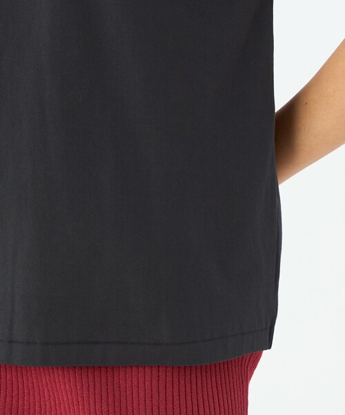 MACPHEE（マカフィー）の「コットンジャージー エンブレムTシャツ（Tシャツ/カットソー・レディース・ブラック/ホワイト・S）」の9枚目の写真