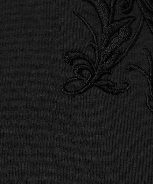 MACPHEE（マカフィー）の「コットンジャージー エンブレムTシャツ（Tシャツ/カットソー・レディース・ブラック/ホワイト・S）」の10枚目の写真