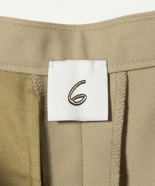 6（ロク）の「＜6(ROKU)＞チノパンツ 25FW（スラックス・レディース・ベージュ/ケリーグリーン・34/36/38）」の10枚目の写真