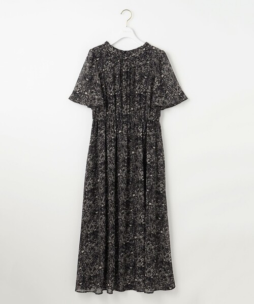 ANY SIS（エニィスィス）の「【洗える】プリント ワンピース（ワンピース・レディース・ブラック系4/アイボリー系4・SMALL/MEDIUM/LARGE）」の12枚目の写真