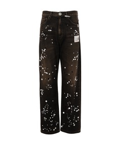 MIHARAYASUHIRO/ミハラヤスヒロ】EMBELLISHED JEANS/ラインストーン