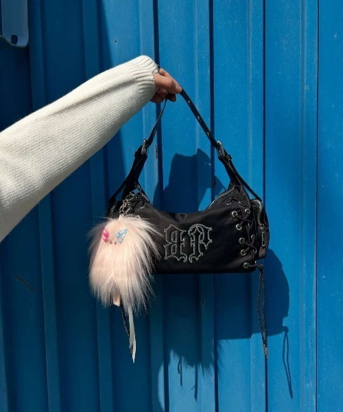 Glow Corset Bag（ショルダーバッグ）｜BLACKPURPLE（ブラック
