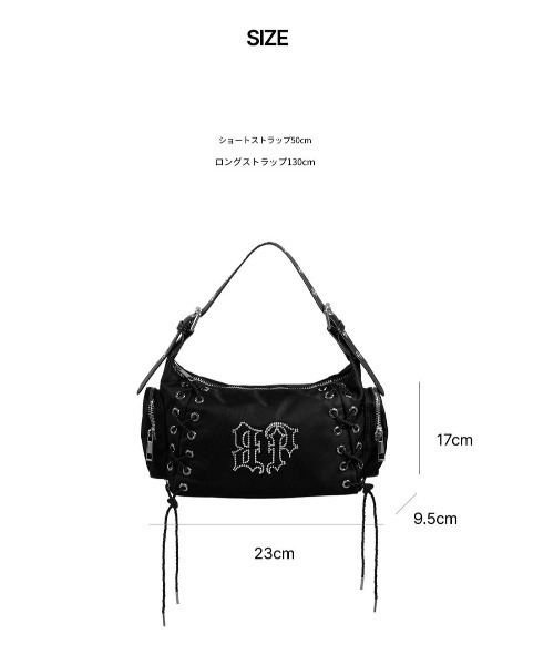Glow Corset Bag（ショルダーバッグ）｜BLACKPURPLE（ブラック