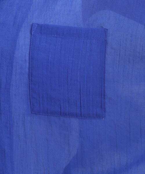 Cutie Blonde（キューティーブロンド）の「程よいシアー感 ポケットドルマン5分袖シャツ（シャツ/ブラウス・レディース・ブラック/オレンジ/ブルー系その他/ホワイト/ライトグリーン/ピンク/ダークブラウン・00）」の14枚目の写真