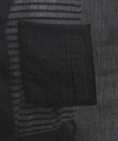 Cutie Blonde（キューティーブロンド）の「程よいシアー感 ポケットドルマン5分袖シャツ（シャツ/ブラウス・レディース・ブラック/オレンジ/ブルー系その他/ホワイト/ライトグリーン/ピンク/ダークブラウン・00）」の18枚目の写真