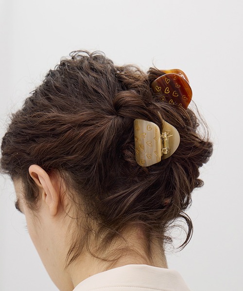 TRESSE トレス　ヘアクリップ TRESSE/トレス beans handwritten heart clip ヘアクリップ