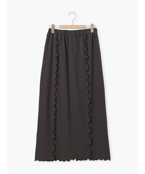 ehka sopo(エヘカソポ)の「メローナロースカート(スカート・レディース・オレンジ/ライトベージュ/チャコールグレー・F)」の19枚目の写真