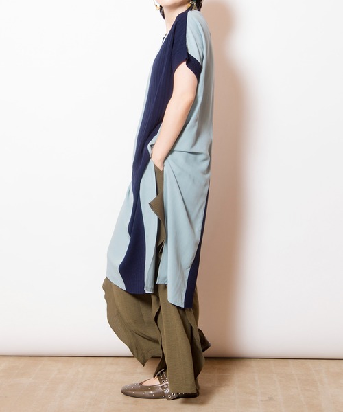 OSMOSIS（オズモーシス）の「フリル切替パンツ（その他パンツ・レディース・ライトベージュ/カーキ/ブラック・ONE SIZE）」の5枚目の写真