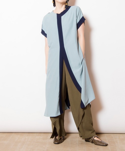 OSMOSIS（オズモーシス）の「フリル切替パンツ（その他パンツ・レディース・ライトベージュ/カーキ/ブラック・ONE SIZE）」の6枚目の写真