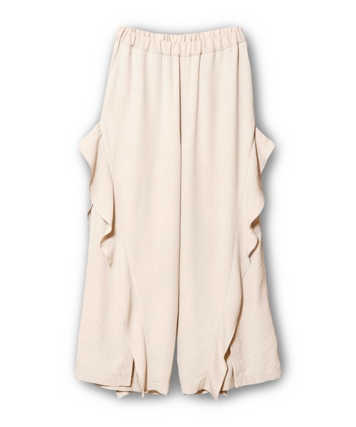 OSMOSIS（オズモーシス）の「フリル切替パンツ（その他パンツ・レディース・ライトベージュ/カーキ/ブラック・ONE SIZE）」の21枚目の写真