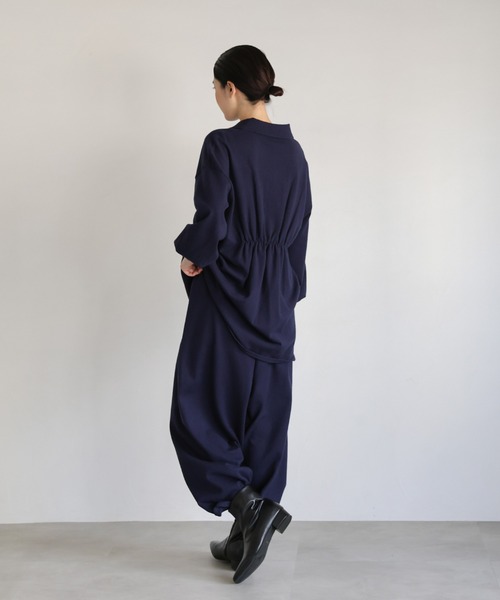 select MOCA Et(セレクトモカエト)の「【Et】Knit Easy Wide Pants(その他パンツ・レディース・アイボリー/カーキ/ネイビー・FREE)」の15枚目の写真