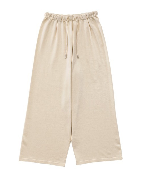 select MOCA Et(セレクトモカエト)の「【Et】Knit Easy Wide Pants(その他パンツ・レディース・アイボリー/カーキ/ネイビー・FREE)」の14枚目の写真