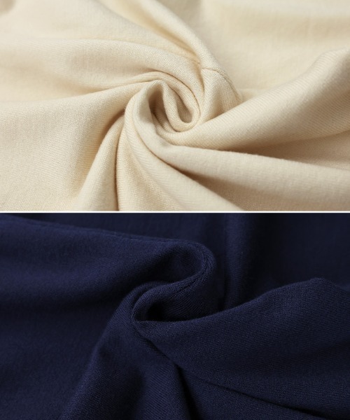 select MOCA Et(セレクトモカエト)の「【Et】Knit Easy Wide Pants(その他パンツ・レディース・アイボリー/カーキ/ネイビー・FREE)」の9枚目の写真