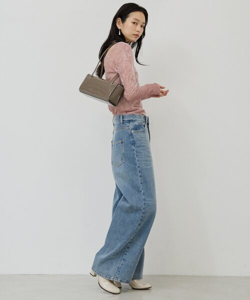 GALLARDAGALANTE（ガリャルダガランテ）の「【2.718】ボックスフラップバッグ（トートバッグ・レディース・グレー/オフホワイト・FREE）」の13枚目の写真