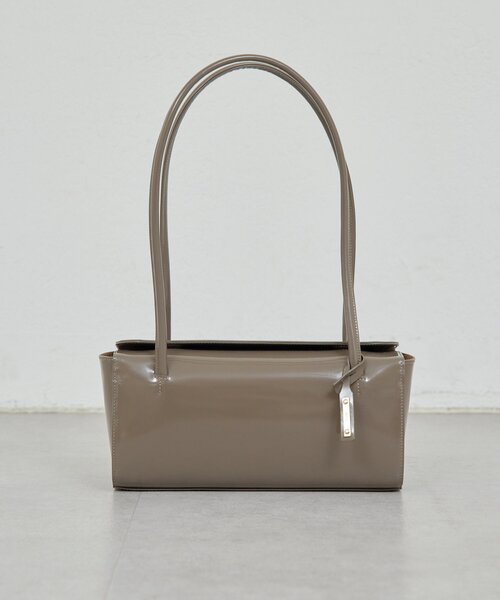 GALLARDAGALANTE（ガリャルダガランテ）の「【2.718】ボックスフラップバッグ（トートバッグ・レディース・グレー/オフホワイト・FREE）」の4枚目の写真