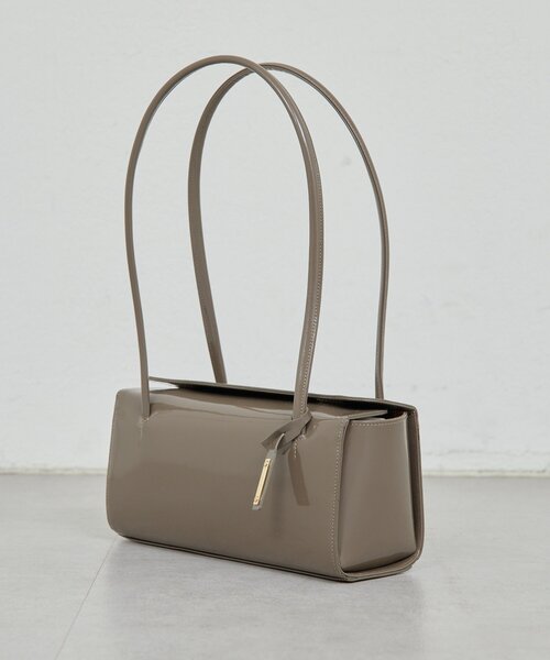 GALLARDAGALANTE（ガリャルダガランテ）の「【2.718】ボックスフラップバッグ（トートバッグ・レディース・グレー/オフホワイト・FREE）」の5枚目の写真
