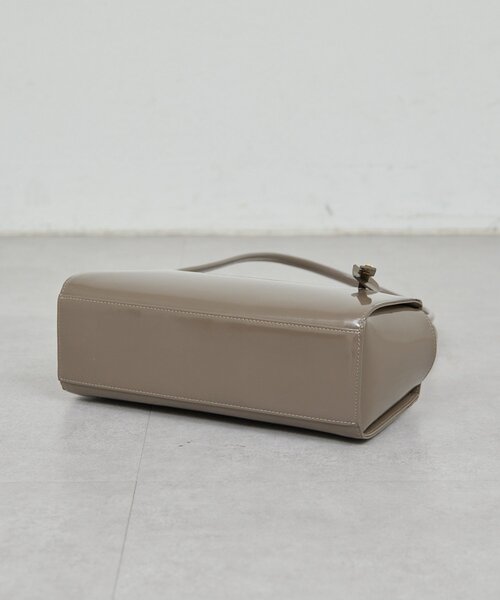 GALLARDAGALANTE（ガリャルダガランテ）の「【2.718】ボックスフラップバッグ（トートバッグ・レディース・グレー/オフホワイト・FREE）」の7枚目の写真