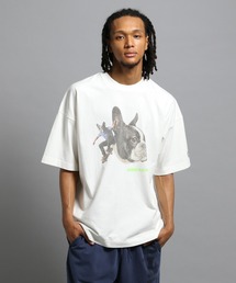GEORGE'S（ジョージズ）の「CAT＆DOGパロディTシャツ（Tシャツ/カットソー）」
