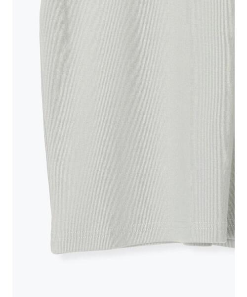 ehka sopo(エヘカソポ)の「リボンチャーム付き半袖カットソー(Tシャツ/カットソー・レディース・ブラック/グレー/オフホワイト/キナリ・F)」の15枚目の写真