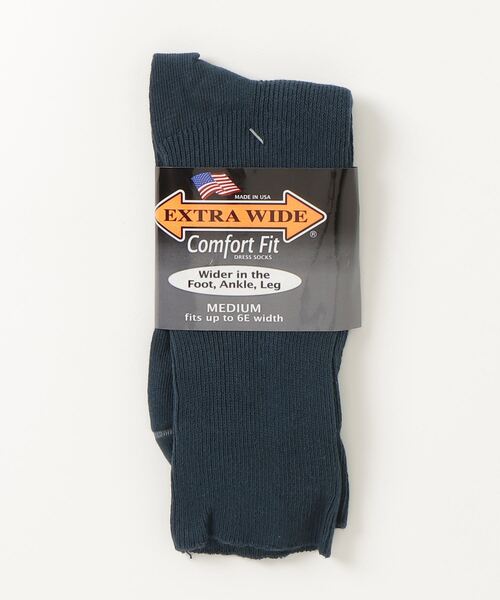 fridge（フリッジ）の「【Extra Wide Socks】エクストラ ワイド ソックス Extra Wide Dress Socks（ソックス/靴下・メンズ・ブラック/ホワイト/ブラウン/タン/ネイビー・ONE SIZE）」の5枚目の写真